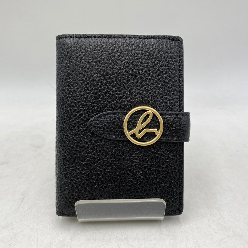 【中古品】【メンズ/レディース】 agnes b. アニエスベー LEATHER CARDCASE レザーカードケース 200-260711-as-07-izu カラー：ブラック 万代Net店
