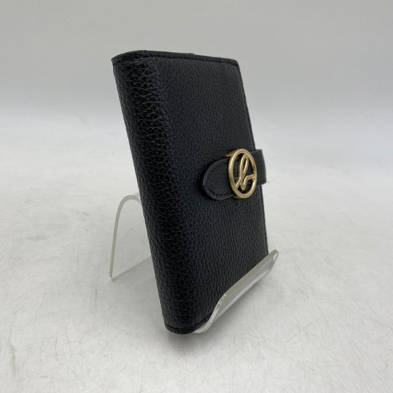 【中古品】【メンズ/レディース】 agnes b. アニエスベー LEATHER CARDCASE レザーカードケース 200-260711-as-07-izu カラー：ブラック 万代Net店