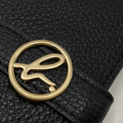 【中古品】【メンズ/レディース】 agnes b. アニエスベー LEATHER CARDCASE レザーカードケース 200-260711-as-07-izu カラー：ブラック 万代Net店