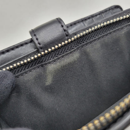 【中古品】【レディース】 COACH コーチ F23553 シグネチャー ウォレット 財布 181-260715-ya-06-izu カラー：ブラック×グレー 万代Net店