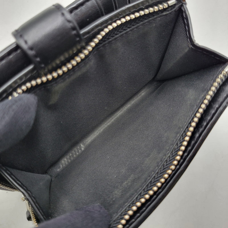 【中古品】【レディース】 COACH コーチ F23553 シグネチャー ウォレット 財布 181-260715-ya-06-izu カラー：ブラック×グレー 万代Net店