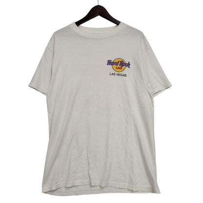 【中古品】【メンズ】 HARD ROCK CAFE ハードロックカフェ WINTERLAND LAS VEGAS TEE 半袖Tシャツ ジャマイカ製 146-260801-as-21-izu サイズ：L カラー：ホワイト 万代Net店