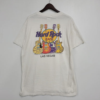 【中古品】【メンズ】 HARD ROCK CAFE ハードロックカフェ WINTERLAND LAS VEGAS TEE 半袖Tシャツ ジャマイカ製 146-260801-as-21-izu サイズ：L カラー：ホワイト 万代Net店