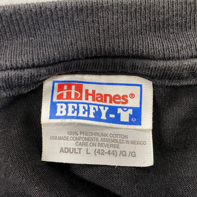 【中古品】【メンズ】 HANES ヘインズ メキシコ製 R.H.I. ASPHALT SEALING POCKET S S TEE アスファルト シーリング ポケット ショートスリーブ Ｔシャツ トップス 半袖 146-260802-ya-11-izu サイズ：L カラー：ブラック 万代Net店