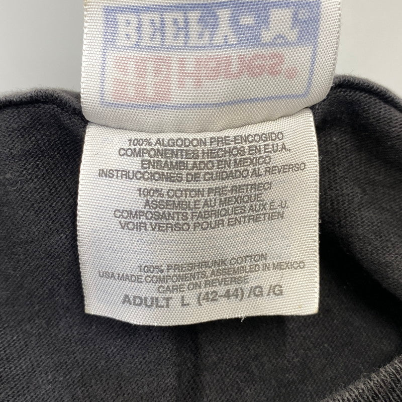 【中古品】【メンズ】 HANES ヘインズ メキシコ製 R.H.I. ASPHALT SEALING POCKET S S TEE アスファルト シーリング ポケット ショートスリーブ Ｔシャツ トップス 半袖 146-260802-ya-11-izu サイズ：L カラー：ブラック 万代Net店