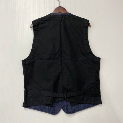【中古品】【メンズ】 BLACK SIGN ブラックサイン 25201 1920'S 10.5OZ DOCKERY VEST ドッカリー ベスト 145-260714-cs-03-izu サイズ：44 カラー：インディゴ×ブラック 万代Net店