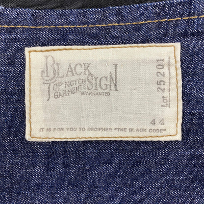 【中古品】【メンズ】 BLACK SIGN ブラックサイン 25201 1920'S 10.5OZ DOCKERY VEST ドッカリー ベスト 145-260714-cs-03-izu サイズ：44 カラー：インディゴ×ブラック 万代Net店