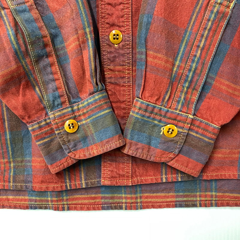 【中古品】【メンズ】 FREEWHEELERS-FORESTRY BUBO- フリーホイーラーズ フォレストリーブーボー GREAT LAKES GMT. MFG. CO. UTILITY SHIRT HIGHBALLER ユーティリティ シャツ ハイボーラー トップス 長袖 145-260714-cs-02-izu サイズ：17 カラー：マルチ 万代Net店