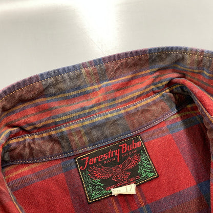 【中古品】【メンズ】 FREEWHEELERS-FORESTRY BUBO- フリーホイーラーズ フォレストリーブーボー GREAT LAKES GMT. MFG. CO. UTILITY SHIRT HIGHBALLER ユーティリティ シャツ ハイボーラー トップス 長袖 145-260714-cs-02-izu サイズ：17 カラー：マルチ 万代Net店