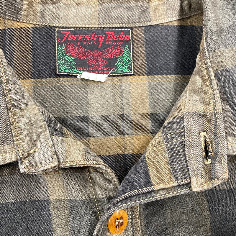 【中古品】【メンズ】 FREEWHEELERS-FORESTRY BUBO- フリーホイーラーズ フォレストリーブーボー GREAT LAKES GMT. MFG. CO. UTILITY SHIRT HIGHBALLER ユーティリティ シャツ ハイボーラー トップス 長袖 145-260714-cs-01-izu サイズ：17 カラー：マルチ 万代Net店