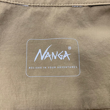 【中古品】【メンズ】 NANGA ナンガ NW2211-1H228 DOT AIR CLOTH COMFY SS SHIRT エアクロスコンフィー ショートシャツ 半袖 トップス 144-260718-yn-10-izu サイズ：L カラー：カーキ 万代Net店