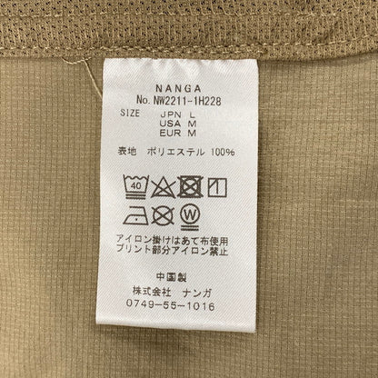 【中古品】【メンズ】 NANGA ナンガ NW2211-1H228 DOT AIR CLOTH COMFY SS SHIRT エアクロスコンフィー ショートシャツ 半袖 トップス 144-260718-yn-10-izu サイズ：L カラー：カーキ 万代Net店