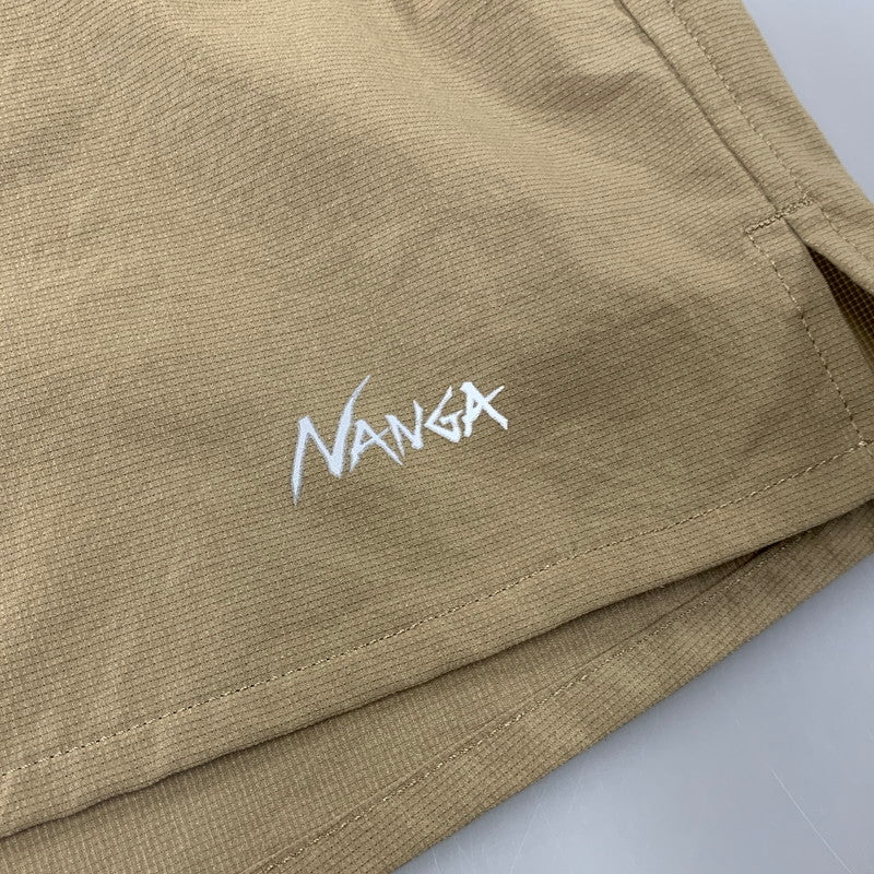 【中古品】【メンズ】 NANGA ナンガ NW2211-1H228 DOT AIR CLOTH COMFY SS SHIRT エアクロスコンフィー ショートシャツ 半袖 トップス 144-260718-yn-10-izu サイズ：L カラー：カーキ 万代Net店