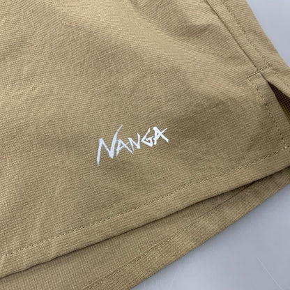 【中古品】【メンズ】 NANGA ナンガ NW2211-1H228 DOT AIR CLOTH COMFY SS SHIRT エアクロスコンフィー ショートシャツ 半袖 トップス 144-260718-yn-10-izu サイズ：L カラー：カーキ 万代Net店