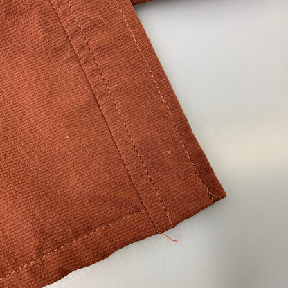 【中古品】【メンズ】 NANGA ナンガ NW2211-1H228 DOT AIR CLOTH COMFY SS SHIRT エアクロスコンフィー ショートシャツ 半袖 トップス 144-260718-yn-11-izu サイズ：L カラー：ブラウン 万代Net店