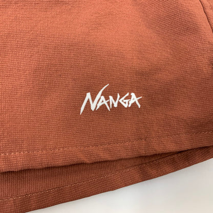【中古品】【メンズ】 NANGA ナンガ NW2211-1H228 DOT AIR CLOTH COMFY SS SHIRT エアクロスコンフィー ショートシャツ 半袖 トップス 144-260718-yn-11-izu サイズ：L カラー：ブラウン 万代Net店