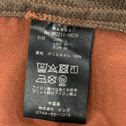 【中古品】【メンズ】 NANGA ナンガ NW2211-1H228 DOT AIR CLOTH COMFY SS SHIRT エアクロスコンフィー ショートシャツ 半袖 トップス 144-260718-yn-11-izu サイズ：L カラー：ブラウン 万代Net店