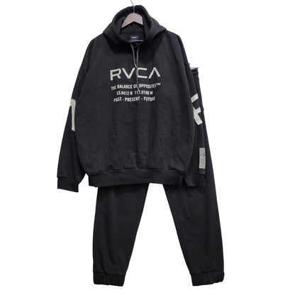 【中古品】【メンズ】 RVCA ルーカ BE042020 BE042730 SWEAT SET-UP スウェット セットアップ 142-260717-cs-14-izu サイズ：F カラー：ブラック 万代Net店