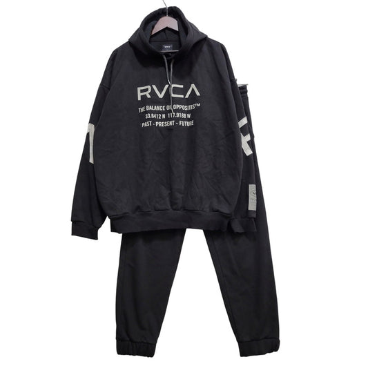 【中古品】【メンズ】 RVCA ルーカ BE042020 BE042730 SWEAT SET-UP スウェット セットアップ 142-260717-cs-14-izu サイズ：F カラー：ブラック 万代Net店