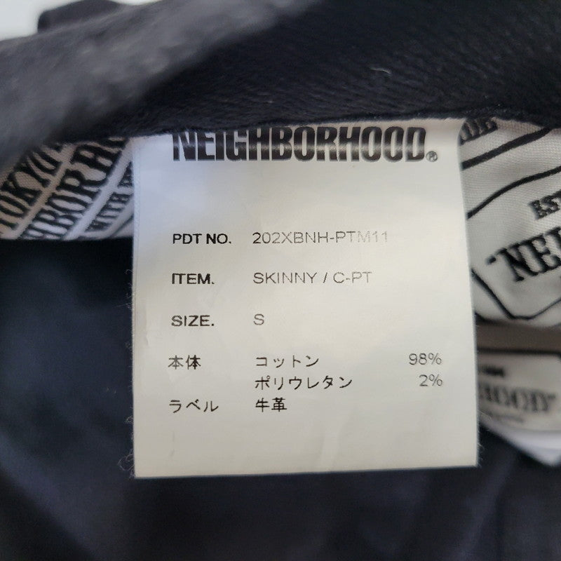 【中古品】【メンズ】 NEIGHBORHOOD ネイバーフッド SKINNY/C-PT 202XBNH-PTM11 スキニーパンツ ボトムス 153-260718-as-29-izu サイズ：S カラー：ブラック 万代Net店