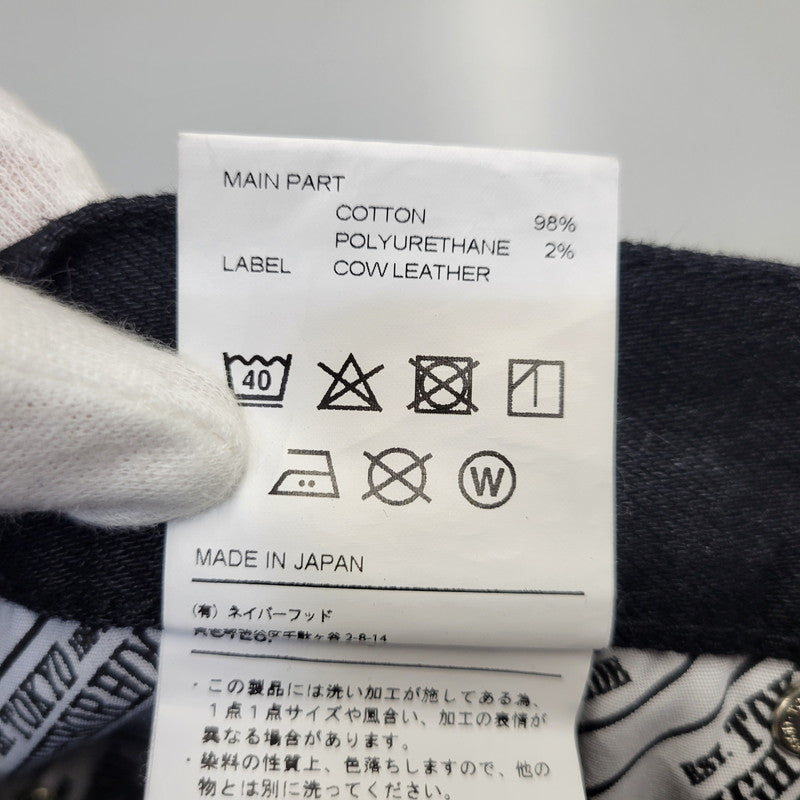 【中古品】【メンズ】 NEIGHBORHOOD ネイバーフッド SKINNY/C-PT 202XBNH-PTM11 スキニーパンツ ボトムス 153-260718-as-29-izu サイズ：S カラー：ブラック 万代Net店