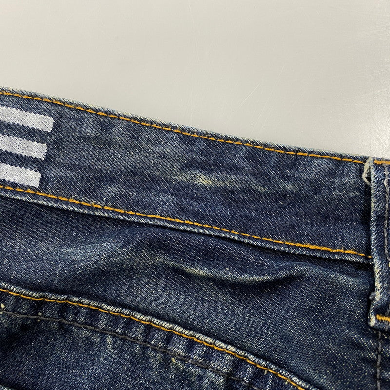 【中古品】【メンズ】 NEIGHBORHOOD×ADIDAS ネイバーフッド×アディダス DCNH-PT-03 ZIVIL COURAGE DENIM PANTS ツィヴィル コラージュ デニム パンツ ボトムス ズボン 153-260714-cs-05-izu サイズ：30 カラー：インディゴ 万代Net店