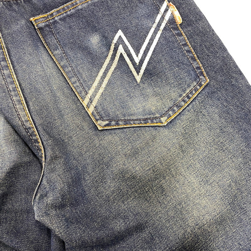 【中古品】【メンズ】 NEIGHBORHOOD×ADIDAS ネイバーフッド×アディダス DCNH-PT-03 ZIVIL COURAGE DENIM PANTS ツィヴィル コラージュ デニム パンツ ボトムス ズボン 153-260714-cs-05-izu サイズ：30 カラー：インディゴ 万代Net店