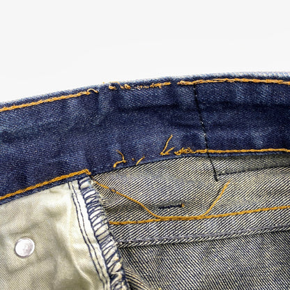 【中古品】【メンズ】 NEIGHBORHOOD×ADIDAS ネイバーフッド×アディダス DCNH-PT-03 ZIVIL COURAGE DENIM PANTS ツィヴィル コラージュ デニム パンツ ボトムス ズボン 153-260714-cs-05-izu サイズ：30 カラー：インディゴ 万代Net店