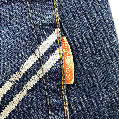 【中古品】【メンズ】 NEIGHBORHOOD×ADIDAS ネイバーフッド×アディダス DCNH-PT-03 ZIVIL COURAGE DENIM PANTS ツィヴィル コラージュ デニム パンツ ボトムス ズボン 153-260714-cs-05-izu サイズ：30 カラー：インディゴ 万代Net店