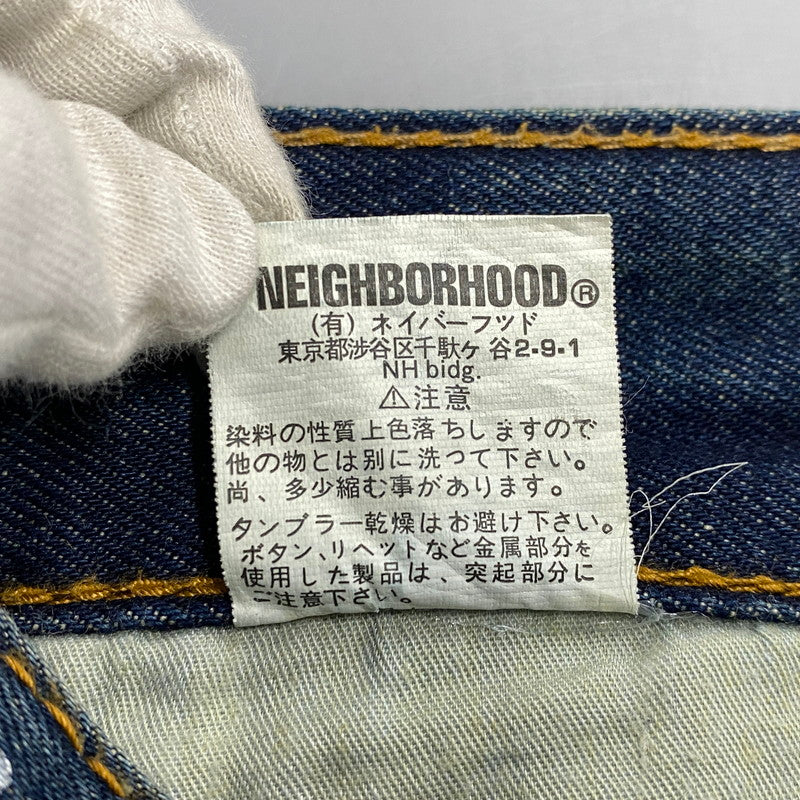 【中古品】【メンズ】 NEIGHBORHOOD×ADIDAS ネイバーフッド×アディダス DCNH-PT-03 ZIVIL COURAGE DENIM PANTS ツィヴィル コラージュ デニム パンツ ボトムス ズボン 153-260714-cs-05-izu サイズ：30 カラー：インディゴ 万代Net店