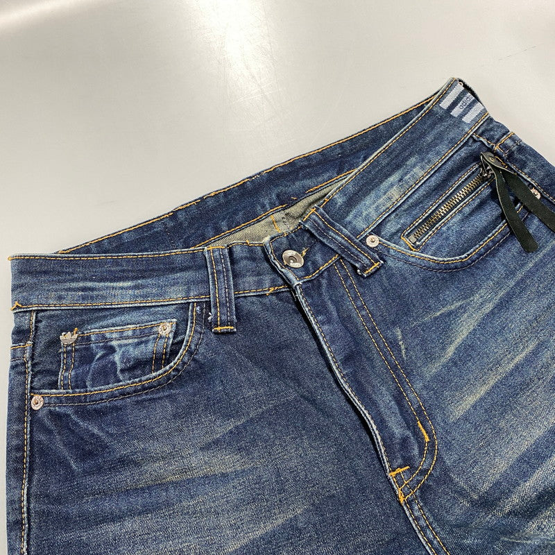 【中古品】【メンズ】 NEIGHBORHOOD×ADIDAS ネイバーフッド×アディダス DCNH-PT-03 ZIVIL COURAGE DENIM PANTS ツィヴィル コラージュ デニム パンツ ボトムス ズボン 153-260714-cs-05-izu サイズ：30 カラー：インディゴ 万代Net店