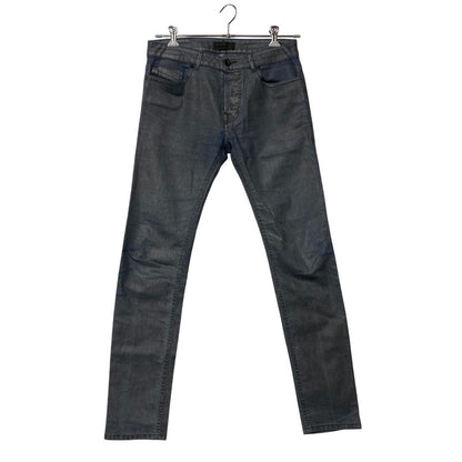 【中古品】【メンズ】 DIESEL BLACK GOLD ディーゼルブラックゴールド TYPE-252 COATING DENIM PANTS コーティング デニム パンツ ボトムス ズボン 152-260714-cs-10-izu サイズ：30 カラー：ブルー系 万代Net店