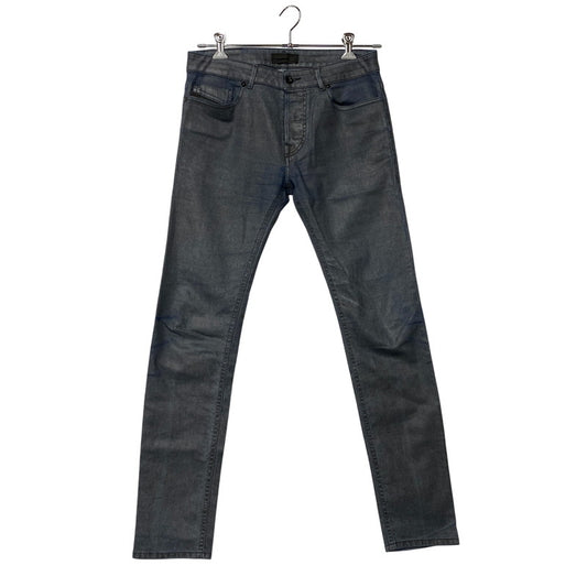 【中古品】【メンズ】 DIESEL BLACK GOLD ディーゼルブラックゴールド TYPE-252 COATING DENIM PANTS コーティング デニム パンツ ボトムス ズボン 152-260714-cs-10-izu サイズ：30 カラー：ブルー系 万代Net店