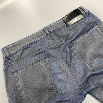【中古品】【メンズ】 DIESEL BLACK GOLD ディーゼルブラックゴールド TYPE-252 COATING DENIM PANTS コーティング デニム パンツ ボトムス ズボン 152-260714-cs-10-izu サイズ：30 カラー：ブルー系 万代Net店