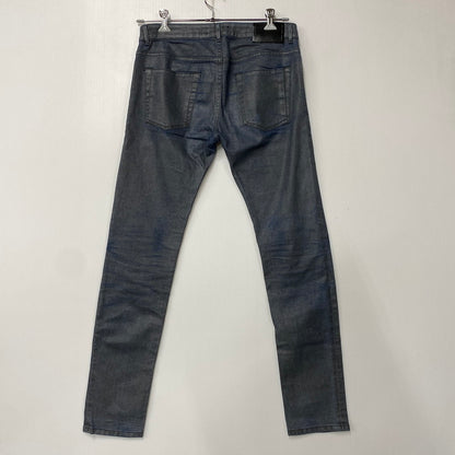 【中古品】【メンズ】 DIESEL BLACK GOLD ディーゼルブラックゴールド TYPE-252 COATING DENIM PANTS コーティング デニム パンツ ボトムス ズボン 152-260714-cs-10-izu サイズ：30 カラー：ブルー系 万代Net店