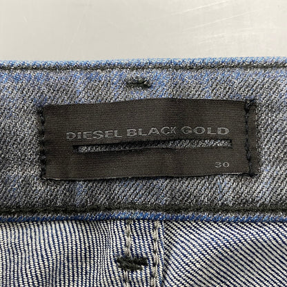 【中古品】【メンズ】 DIESEL BLACK GOLD ディーゼルブラックゴールド TYPE-252 COATING DENIM PANTS コーティング デニム パンツ ボトムス ズボン 152-260714-cs-10-izu サイズ：30 カラー：ブルー系 万代Net店
