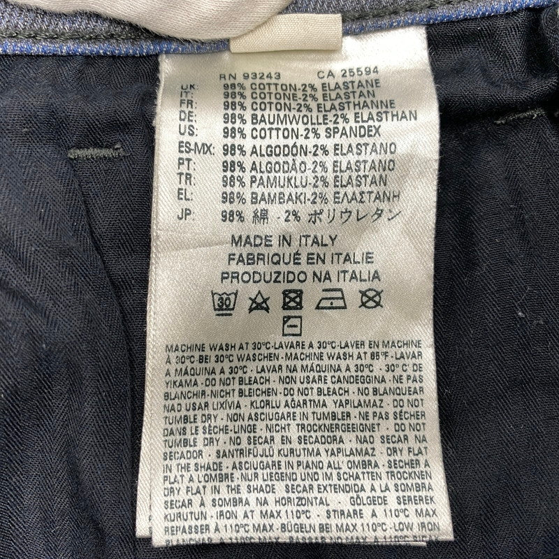 【中古品】【メンズ】 DIESEL BLACK GOLD ディーゼルブラックゴールド TYPE-252 COATING DENIM PANTS コーティング デニム パンツ ボトムス ズボン 152-260714-cs-10-izu サイズ：30 カラー：ブルー系 万代Net店