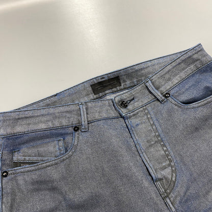 【中古品】【メンズ】 DIESEL BLACK GOLD ディーゼルブラックゴールド TYPE-252 COATING DENIM PANTS コーティング デニム パンツ ボトムス ズボン 152-260714-cs-10-izu サイズ：30 カラー：ブルー系 万代Net店