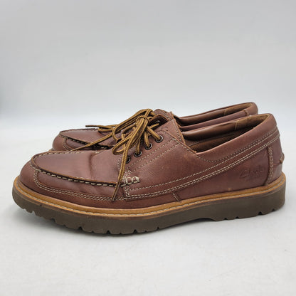 【中古品】【メンズ】 Clarks クラークス WELTRIDGE MOC ウェルトリッジモック シューズ 靴 164-260715-as-19-izu サイズ：US10 カラー：ブラウン 万代Net店