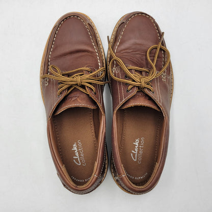【中古品】【メンズ】 Clarks クラークス WELTRIDGE MOC ウェルトリッジモック シューズ 靴 164-260715-as-19-izu サイズ：US10 カラー：ブラウン 万代Net店