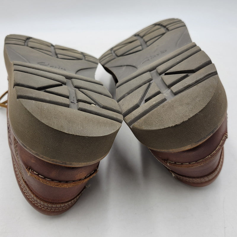 【中古品】【メンズ】 Clarks クラークス WELTRIDGE MOC ウェルトリッジモック シューズ 靴 164-260715-as-19-izu サイズ：US10 カラー：ブラウン 万代Net店