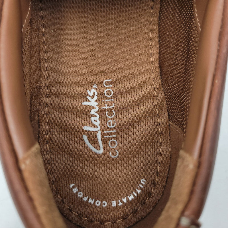 【中古品】【メンズ】 Clarks クラークス WELTRIDGE MOC ウェルトリッジモック シューズ 靴 164-260715-as-19-izu サイズ：US10 カラー：ブラウン 万代Net店