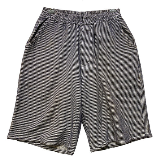 【中古品】【メンズ】 HideandSeek ハイドアンドシーク STRIPE EASY SHORTS HP-07059 ストライプ イージー ショーツ ショートパンツ ズボン ボトムス 153-260728-ay-11-izu サイズ：M カラー：ネイビー系×ホワイト 万代Net店
