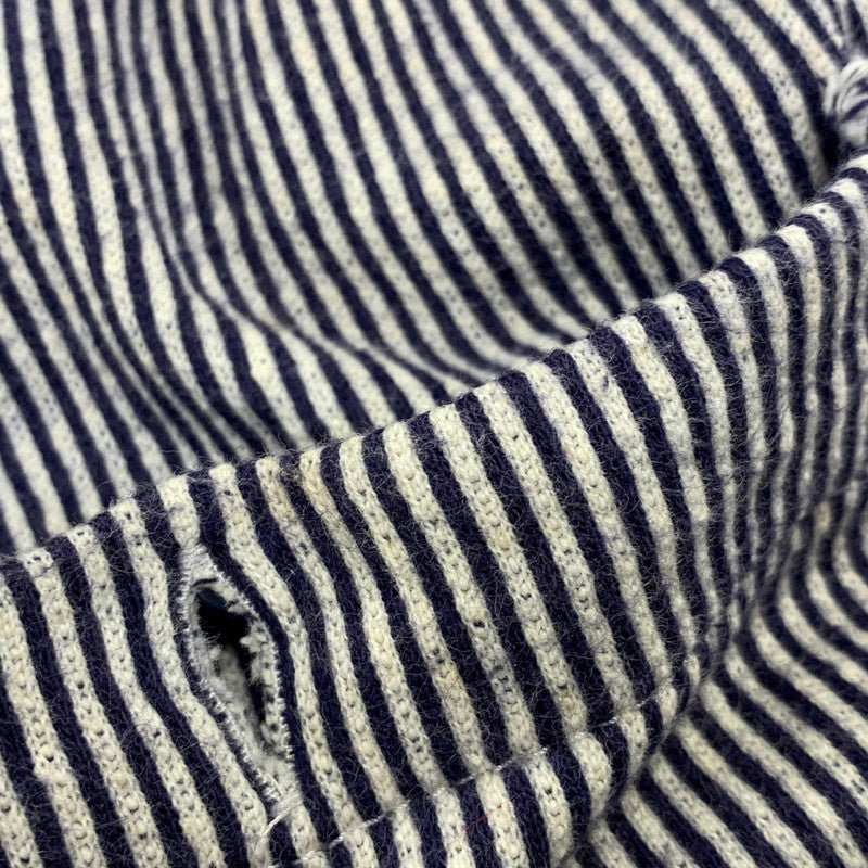 【中古品】【メンズ】 HideandSeek ハイドアンドシーク STRIPE EASY SHORTS HP-07059 ストライプ イージー ショーツ ショートパンツ ズボン ボトムス 153-260728-ay-11-izu サイズ：M カラー：ネイビー系×ホワイト 万代Net店