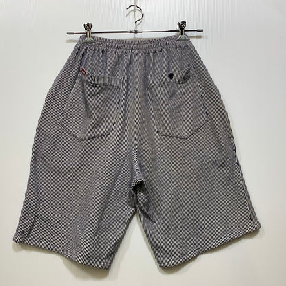 【中古品】【メンズ】 HideandSeek ハイドアンドシーク STRIPE EASY SHORTS HP-07059 ストライプ イージー ショーツ ショートパンツ ズボン ボトムス 153-260728-ay-11-izu サイズ：M カラー：ネイビー系×ホワイト 万代Net店