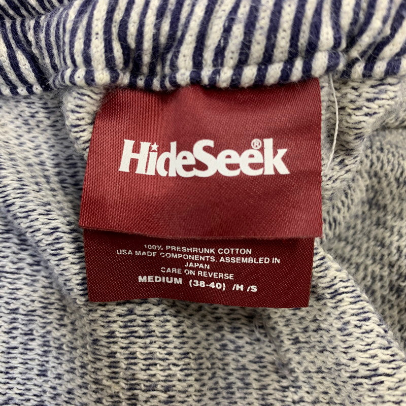 【中古品】【メンズ】 HideandSeek ハイドアンドシーク STRIPE EASY SHORTS HP-07059 ストライプ イージー ショーツ ショートパンツ ズボン ボトムス 153-260728-ay-11-izu サイズ：M カラー：ネイビー系×ホワイト 万代Net店