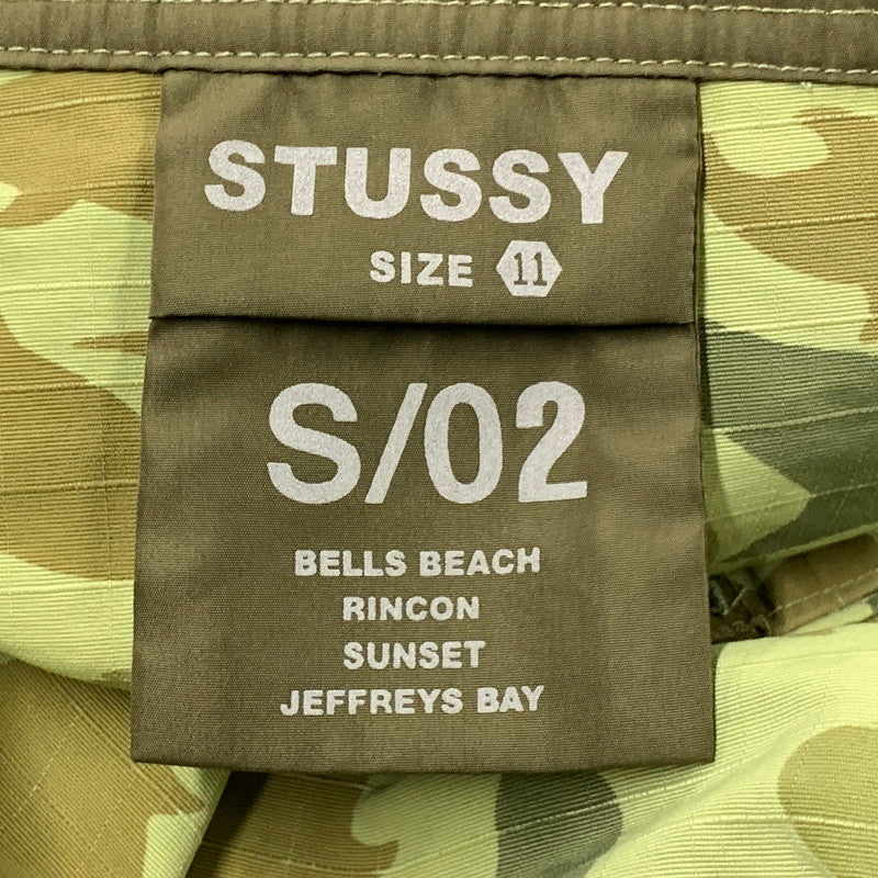 【中古美品】【メンズ】 OLD STUSSY オールドステューシー 00’S SURF SHORTS サーフ ショーツ ズボン ボトムス 153-260714-ya-11-izu サイズ：11 カラー：グリーン系 万代Net店