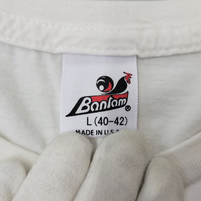 【中古美品】【メンズ】 BANTAM バンタム BAN-07PC PLAYBOY プレイボーイ USA製 PHOTO GRAPHIC TEE フォト グラフィック Tシャツ トップス 半袖 142-260717-cs-12-izu サイズ：L カラー：ホワイト 万代Net店