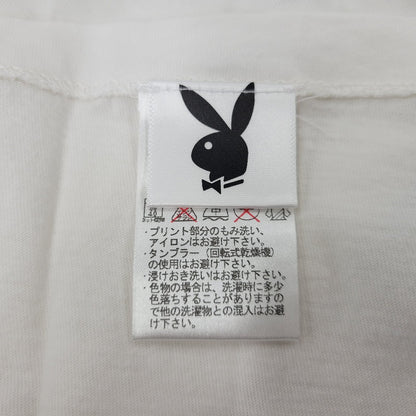 【中古美品】【メンズ】 BANTAM バンタム BAN-07PC PLAYBOY プレイボーイ USA製 PHOTO GRAPHIC TEE フォト グラフィック Tシャツ トップス 半袖 142-260717-cs-12-izu サイズ：L カラー：ホワイト 万代Net店