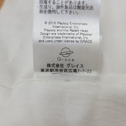 【中古美品】【メンズ】 BANTAM バンタム BAN-07PC PLAYBOY プレイボーイ USA製 PHOTO GRAPHIC TEE フォト グラフィック Tシャツ トップス 半袖 142-260717-cs-12-izu サイズ：L カラー：ホワイト 万代Net店